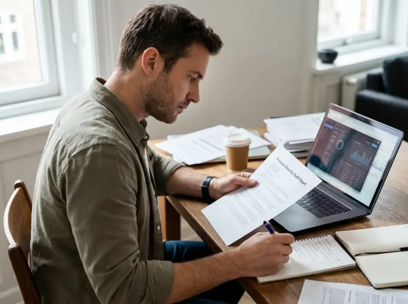 Infographic displaying the four interconnected DeFi risk domains: technical, market, operational, and regulatory risks with evaluation framework