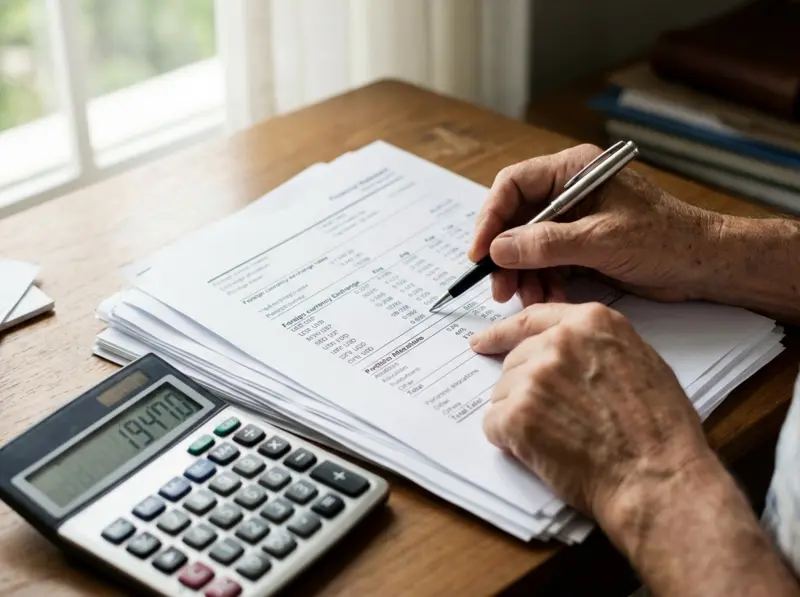 World map visualization showing currency risk exposure across international markets with color-coded risk levels and portfolio allocation indicators